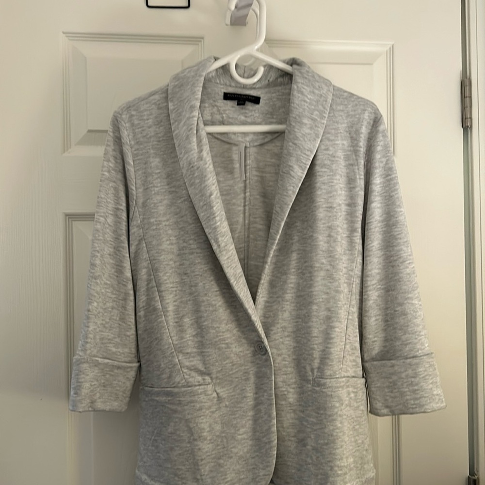 Banana Republic light gray blazer new with tags never worn NWT